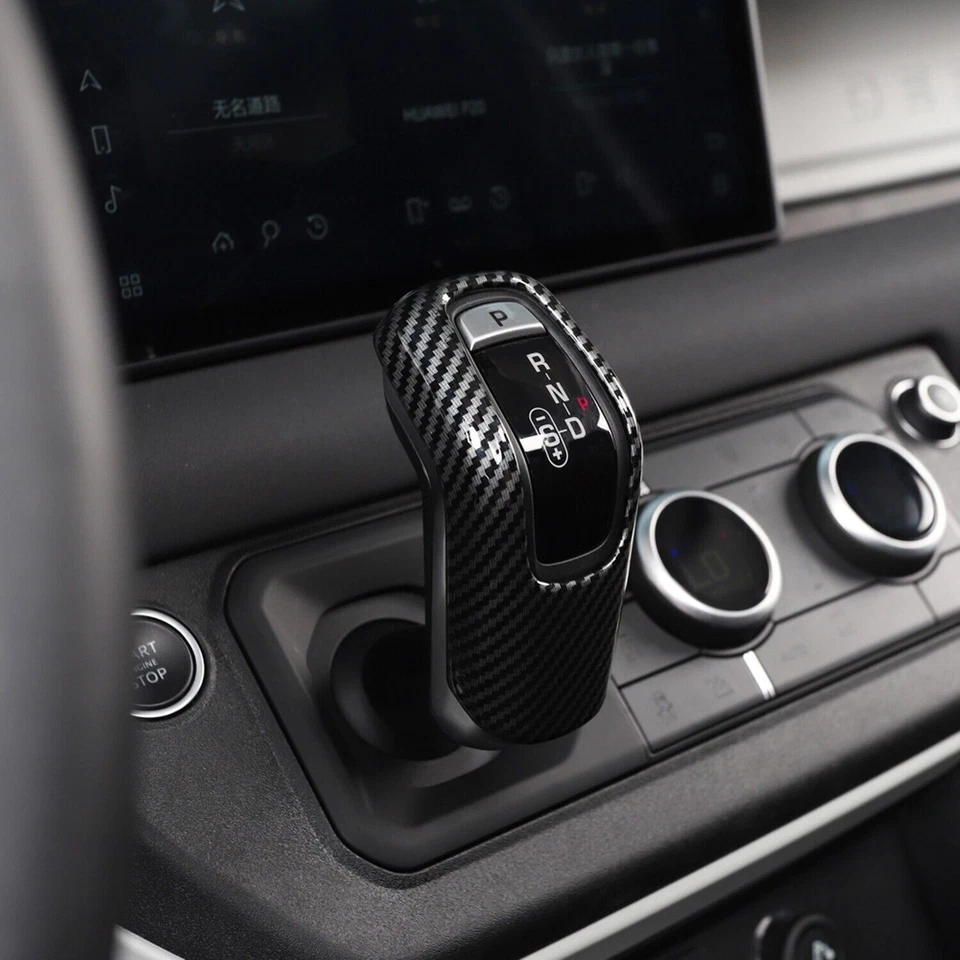 Cubierta de palanca de cambios de carbono ABS para Land Rover Defender 110 20-23 Foto 4 de 4