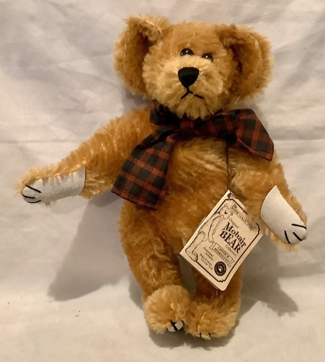 Vintage 1998 Boyds Mohair Bear Collection Jointed Plush Carter M