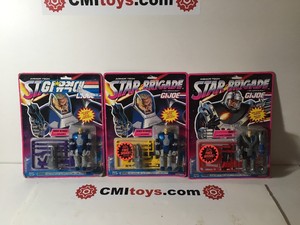 Hasbro-GI-Joe-1993-figure-carded-Duke-Rock-N-Roll-Foreign-Asia-Purple-Lot-X3