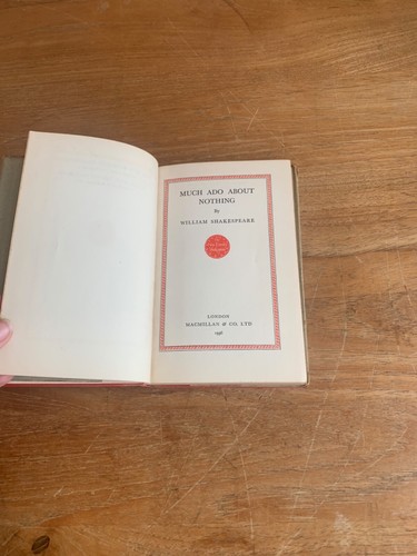 Vintage The New Eversley Shakespeare Much Ado About Nothing 1936 Macmillan - Picture 9 of 13