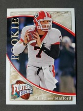 2009 UD Football Heroes MATTHEW STAFFORD RC Rookie Bulldogs RAMS LIONS 