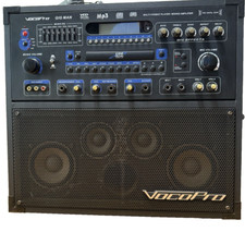 VOCOPRO GIG MAN PLUS PROFESSIONAL KARAOKE SYSTEM MULTI-FORMAT NO REMOTE READ