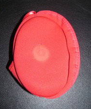 Beats By Dr Dre Headphones Zip Carrying Soft Bag/Pouch Red