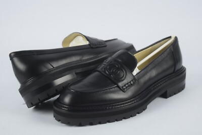 Authentic Jimmy Choo Loafers Ellis Loafer F | Black Soft Leather Loafers | JIMMY CHOO main image 4