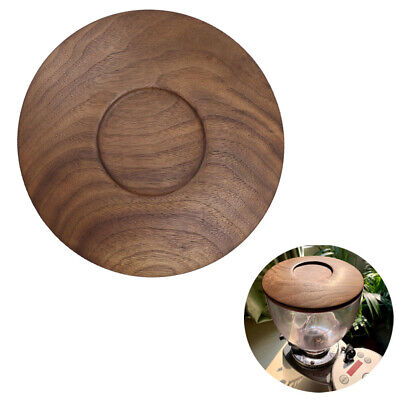 Walnut Wood Espresso Grinder Coffee Bean Hopper Dosers Lid Cap for Mazzer Mini