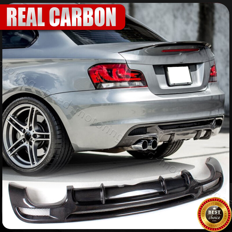 Carbon Fiber Rear Bumper Diffuser for BMW 1-Series E82 125i 135i M
