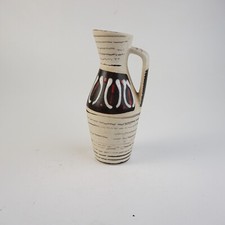 Scheurich Henkelvase, ca 22 cm hoch, Mid Century, Vintage WGP W. Germany