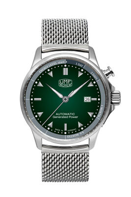 UMF Ruhla  Autokinetic  Herrenuhr  Ziffernblatt Grün 1062M-4- Made in Germany