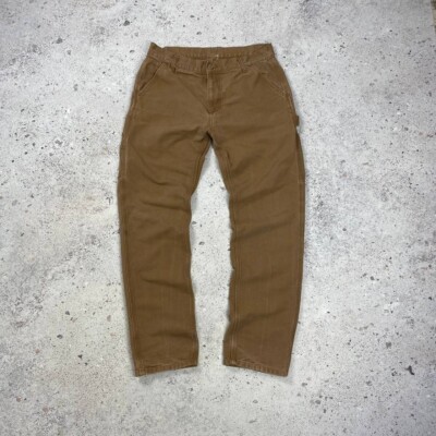 Crazy Vintage Carhartt Double Knee Carpenter Size Color Brown 31