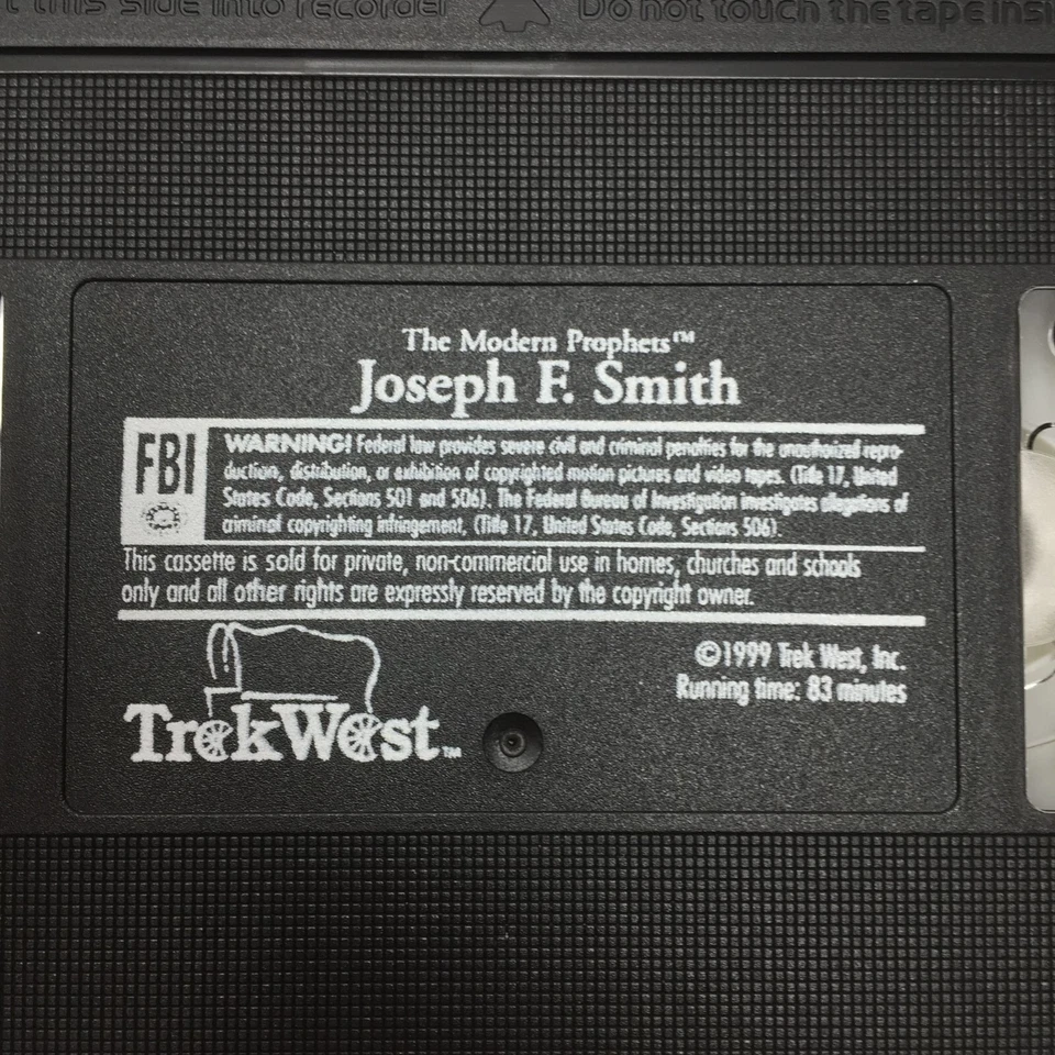 Vtg LDS VHS Tape Living Scriptures Modern Prophets Joseph F Smith Jesus Christ - Image 4 of 4
