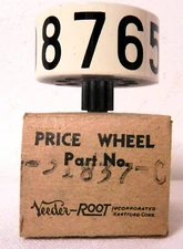 Veeder Root  31837-C Gas Pump Meter Price Wheel Vintage New in Box