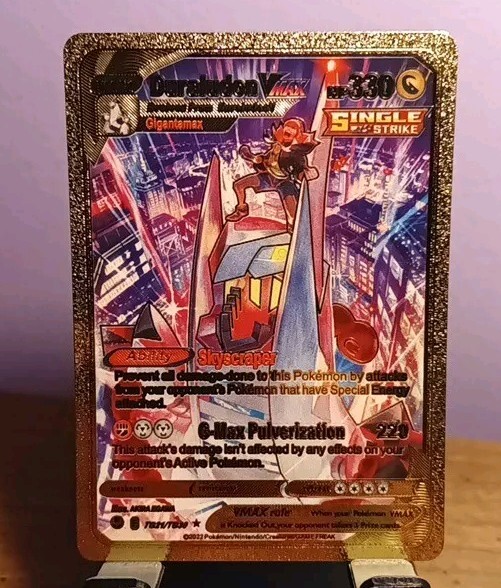 Duraludon VMAX TG21/TG30 Gold Foil Fan Art Card 🔥 | eBay