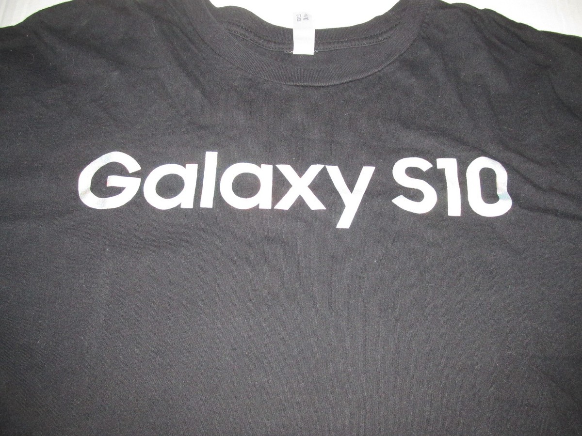 Samsung Galaxy S10 Cellular Phone Promo T Shirt Size XL Android Tech Electronics