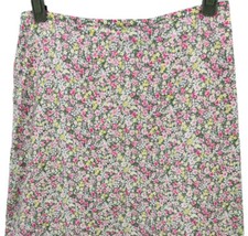 Vintage 90s Gap Womens Skirt Size 4 Ditsy Floral Garden Spring Stretch