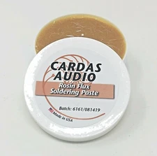 Cardas Audio Activated Rosin Flux Soldering Paste 2oz (55gm) - Made in USA