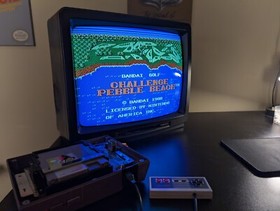 Bandai Golf Challenge Pepple Beach (NES, 1989) Game Only | Tested | Authentic