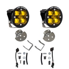 Baja Designs Squadron SAE Amber Fog Light Kit For 2015-2019 GM Silverado/Sierra