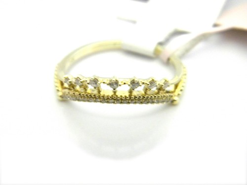 Ring Meira T 14 Karat Gelbgold und Diamanten Größe 6,5 Neu mit Etikett - Bild 2 von 7