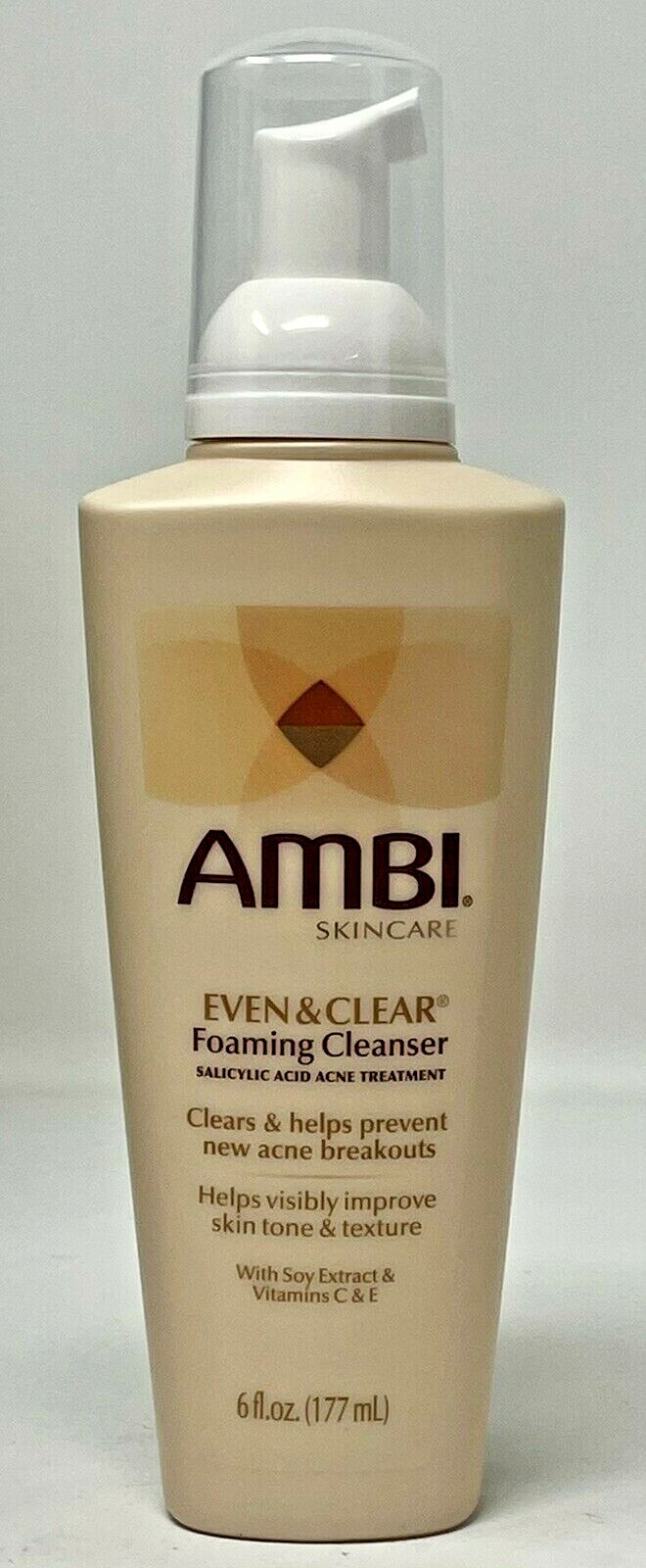 Ambi Even & Clear Foaming Cleanser 6 Oz (177 Ml) FREE SHIPPING | eBay