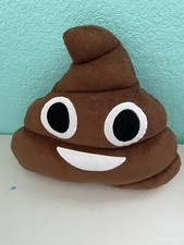 Poop Emoji Plush Toy 12  Brown Small Pillow