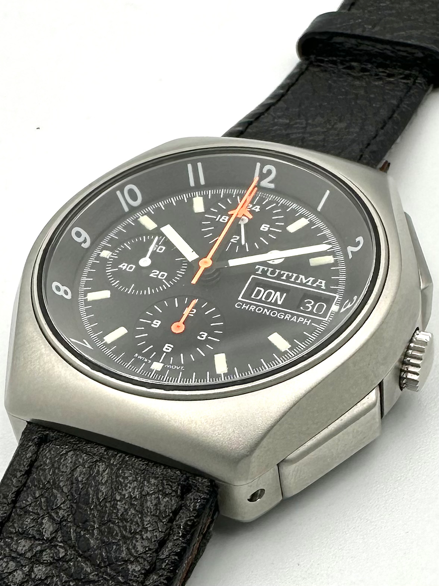Tutima Military Chronograph Lemania 5100 Automatic Steel Tutima Military Chronograph Lemania 5100 Automatic Steel