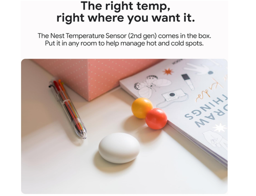 Google Nest Smart Thermostat 4th Gen W Sensor PROFESSIONAL EDITION G5AJK, GJQ8U - 第 10/16 張圖片
