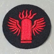 Unissued! WW2 Vintage GERMAN NAVY KRIEGSMARINE GUNNER SPECIALTY PATCH on Black