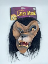 RARO NUEVO Máscara Monstruo Hombre Lobo Topstone De Colección Halloween Látex Nu Piel con Etiqueta