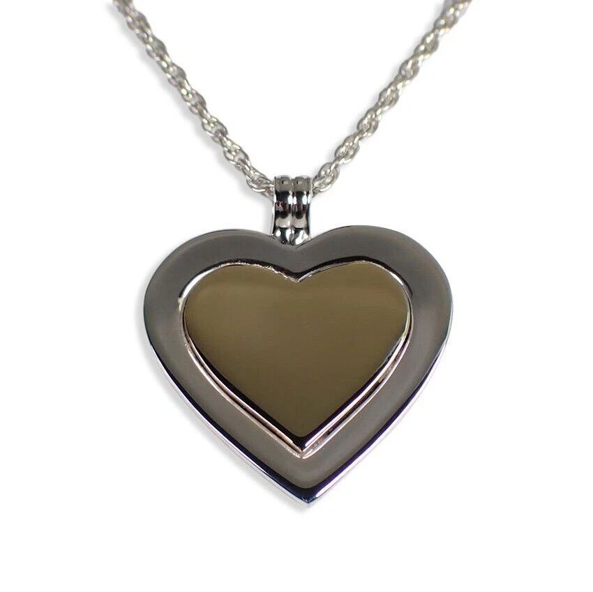 Used tiffany heart best sale necklace