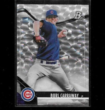 2021 Bowman Platinum BURL CARRAWAY parallel ICE Icy FOIL prospect rookie chicago