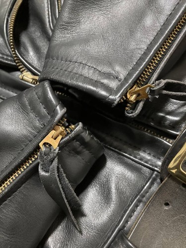 Langlitz Leathers Padded Pocket Columbia Double Riders Leather Jacket 42 - 第 5/10 張圖片