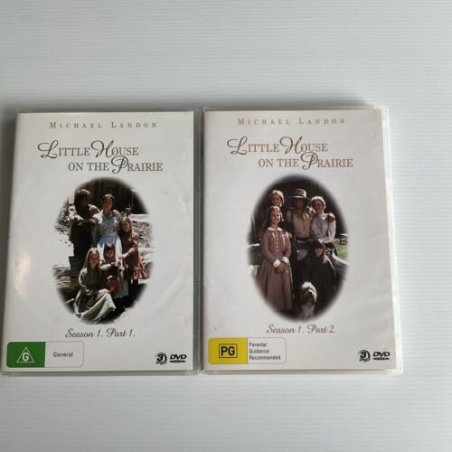 Little House On The Prairie : Season 1 : Part 1 & 2 DVD REGION 4 - 6 Discs - Picture 1 of 8