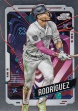 JULIO RODRIGUEZ TOPPS COSMIC CHROME BASE SEATTLE MARINERS #58 2024 24