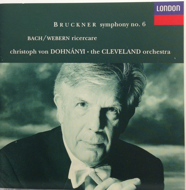 Bruckner Symphonie No 6 J S Bach Fuga Ricercata Cd Sep 1994 London For Sale Online Ebay