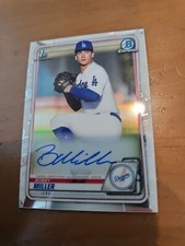 2020 Bowman Chrome Draft Baseball Autographs #CDABM Bobby Miller Auto