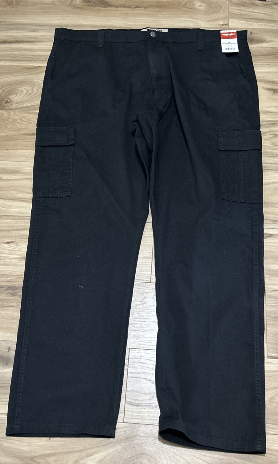Wrangler Authentic Black Men's Size 42 X 32 Jeans Cargo Pockets NWT image 7
