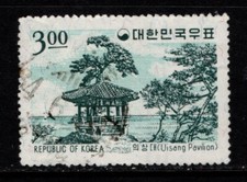 Korea 1964 3w Uisang Pavilion SG519 Used