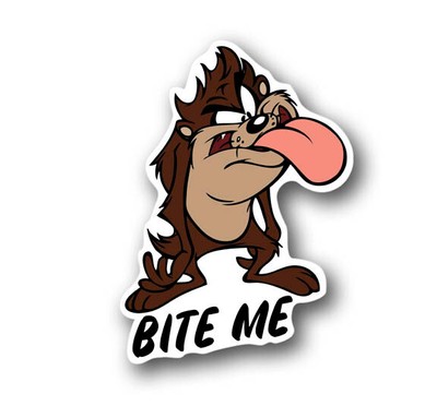 TASMANIAN DEVIL TAZ VINYL DECAL STICKER FUNNY CAR TRUCK WINDOW BUMPER