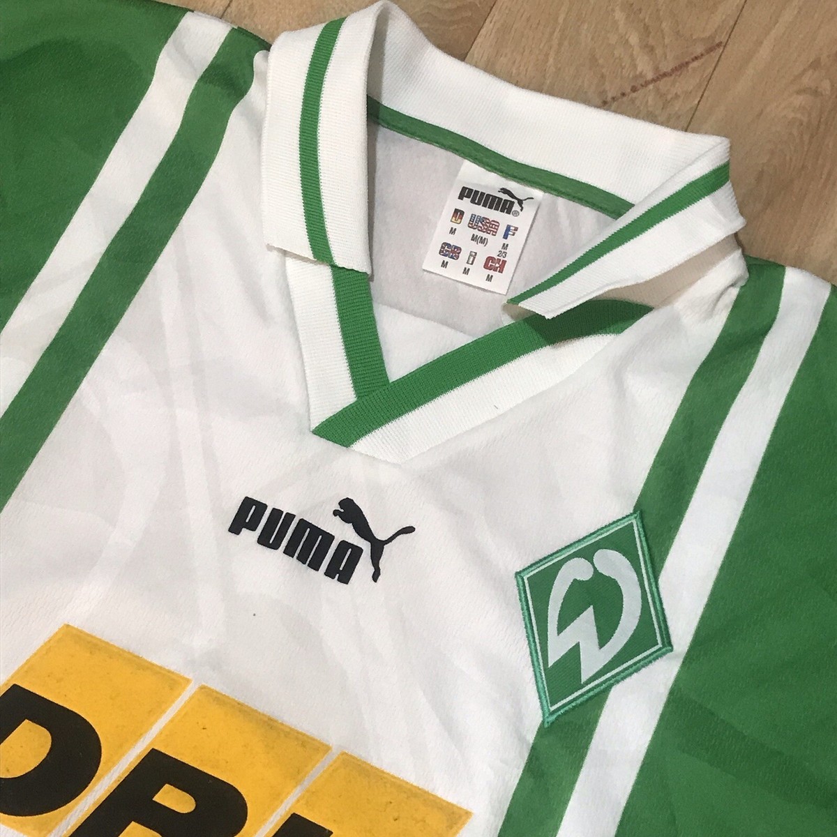 VINTAGE Werder Bremen 1996 1997 Home football Puma Long