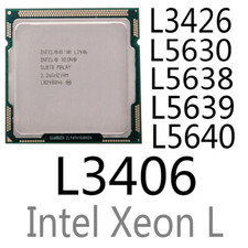 intel Xeon L3406 L3426 L5630 L5638 L5639 L5640 LGA1366 CPU Processor