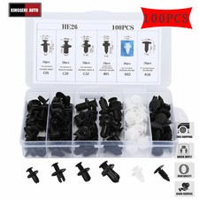 100x For Toyota Fixing Fastener Kit Bumper Fender Liner Push Type Retainer Clips