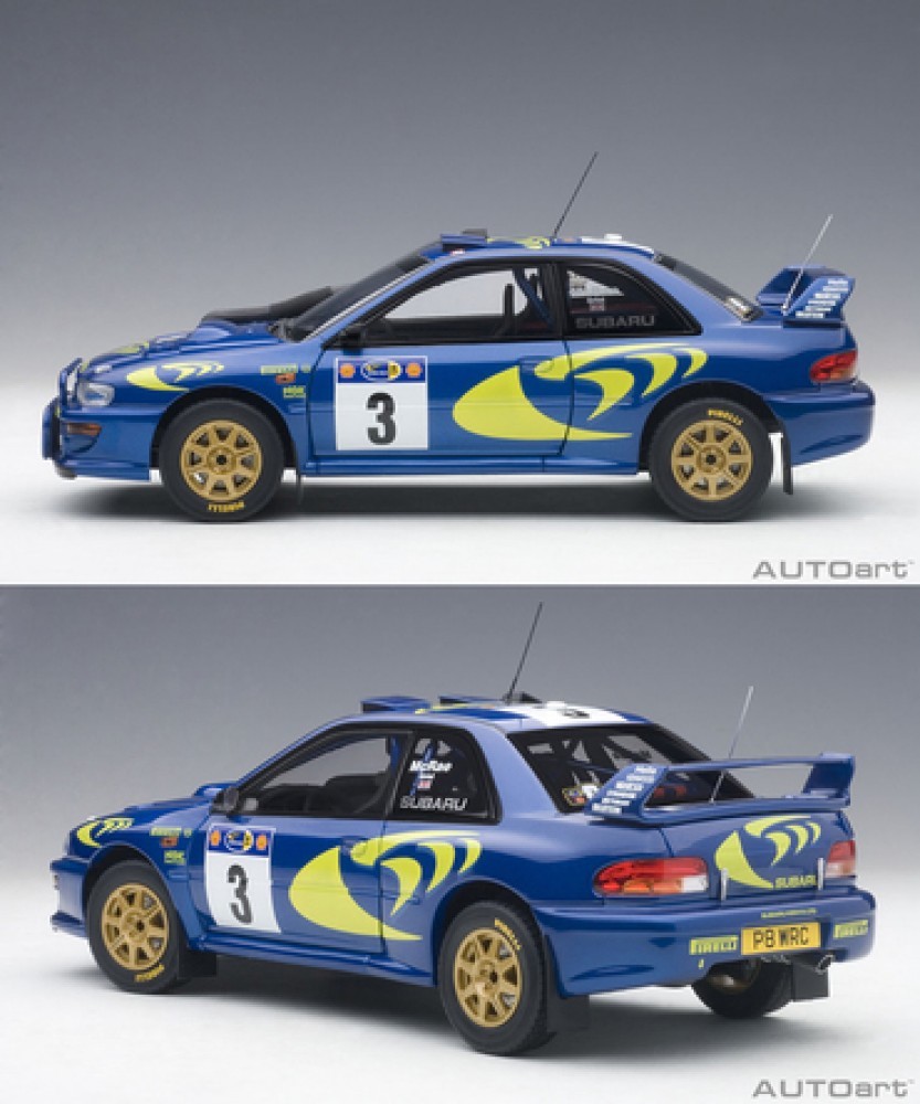ミニカー AUTO ART (SUBARU NEW AGE IMPREZA WRC ) New Auto Art 1/18 scale Subaru Impreza WRC 1997 #3 (Colin