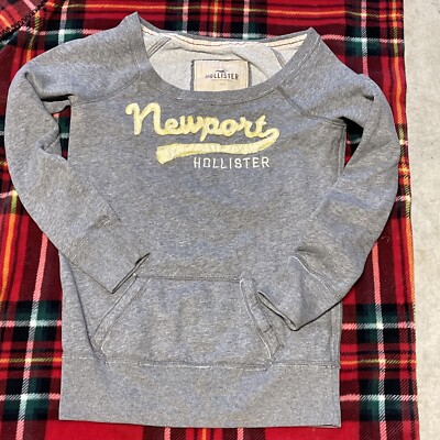 Hollister Womens Sweater Dress Gray size M Sleeve | eBay