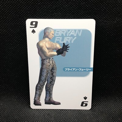 Bryan Fury Tekken 3 Playing Card Spade 9 Orico Limited Namco Japanese F/S