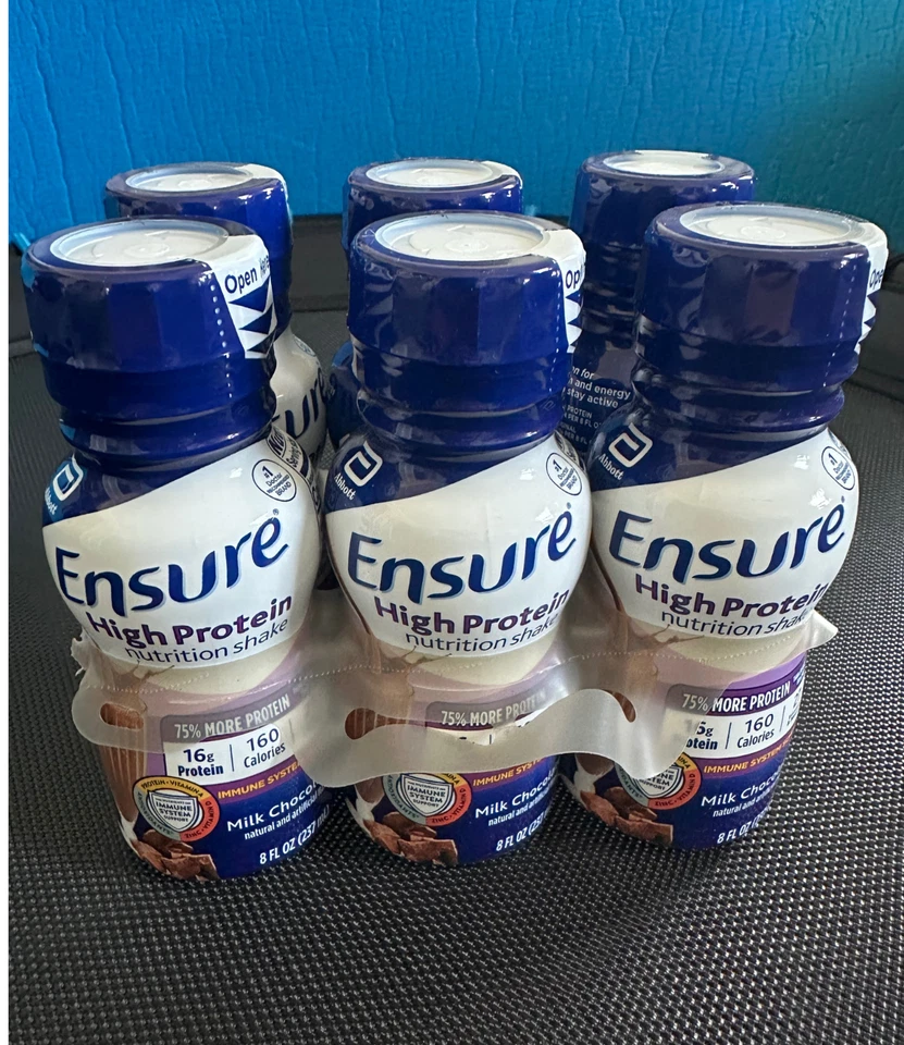 Batido Ensure High Protein - 24 Botellas de Chocolate con Leche - 16g de Proteína - Exp 2026 Foto 2 de 3