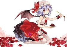 Anime touhou remilia scarlet vampires purple hair CCG Gaming Mat Desk