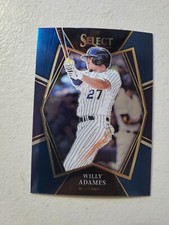 2022 Panini Select Premier Level Blue Willy Adames Card #192 Brewers NM