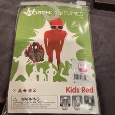 Kids Size Large Morph Costume. Red Ages 10-12. 4 -4.6 . Halloween School Spirit