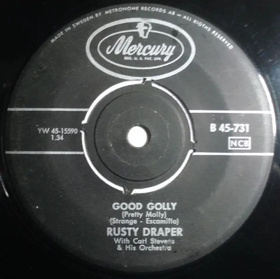 Rusty Draper No Huhu / Good Golly Vinyl Single 7inch Mercury