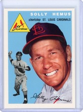 1994 TOPPS ARCHIVES 1954 SOLLY HEMUS #117 ST. LOUIS CARDINALS